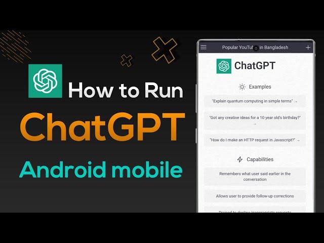 How to Use Chat GPT on Android Phone - Getting Started Tutorial for Beginners