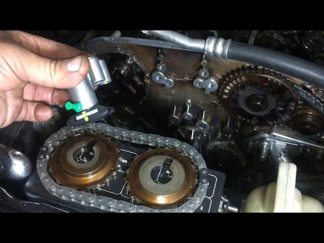 Replacing the timing chain Nissan Maxima (Nissan Maxima) and installing the ignition tag