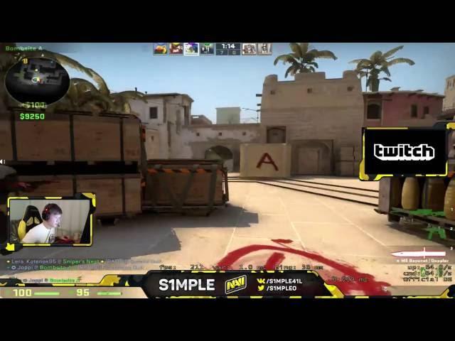 S1mple Easily Carry Himself to Global Elite