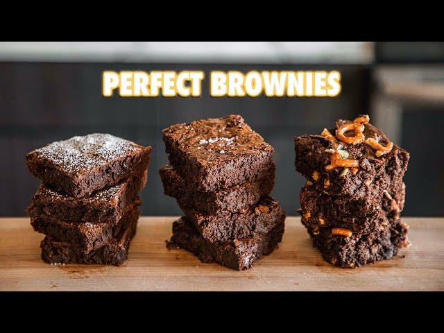 How To make The Most Perfect Brownies (3 Ways)