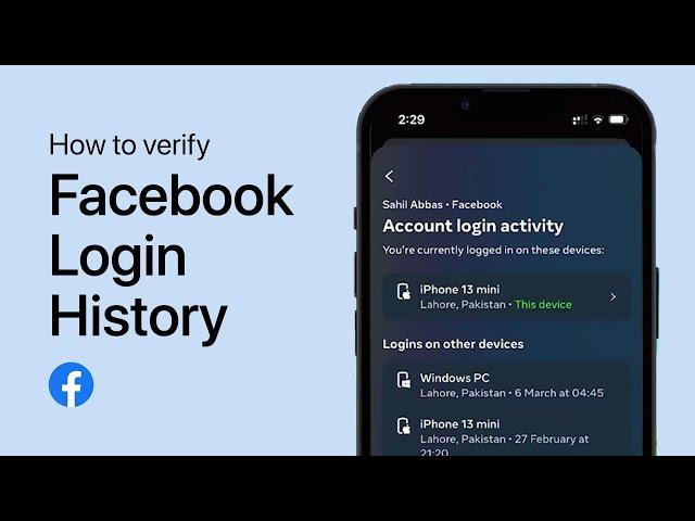 How To Check Facebook Account Login History - Who Used My Account?