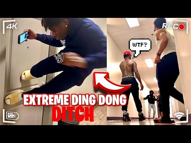 EXTREME DING DONG DITCH IN THE HOOD!! PT4 *GONE WRONG*