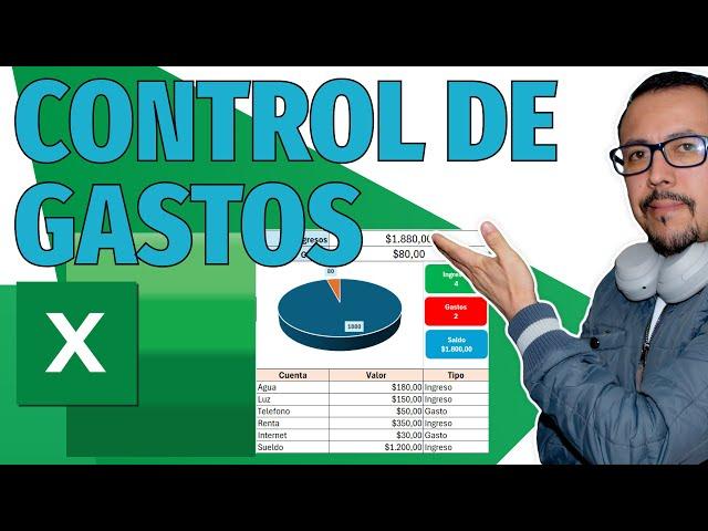 Controla tus finanzas en 10 minutos: Crea un mini Dashboard en Excel para  ingresos y gastos