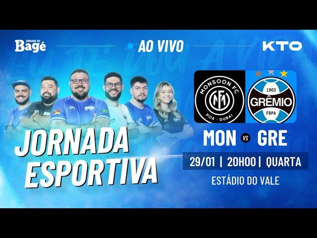 AO VIVO-JORNADA DO BAGÉ-MONSOON X GRÊMIO [DIRETO DE NOVO HAMBURGO]