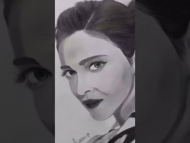 Pencil sketch of deepika padukone.. ️#artwork #sketchartwork #sketching #pencilportrait