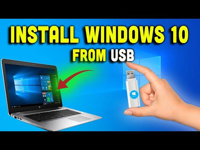 How to Install Windows 10 from USB in 2025 – Step-by-Step Guide!