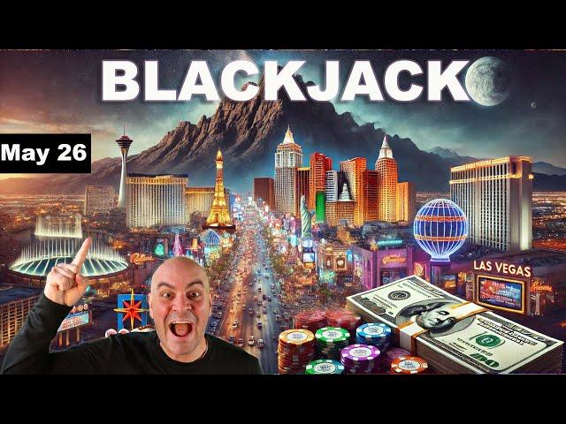 $401,000 Blackjack - May 26 - Side Bet Monday - Coffee and Blackjack