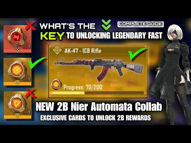 How To Earn & Use Universal Shards For New Free Mythic Legendary Ak47 ICB | 2B Nier Character Codm