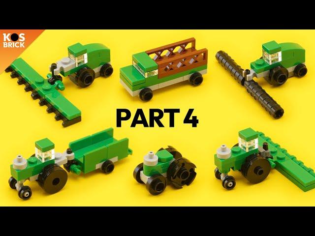 Lego Farm Mini Vehicles - Part 4 (Tutorial)