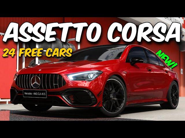 NEW 24 FREE CARS | Assetto Corsa Mods (2024)