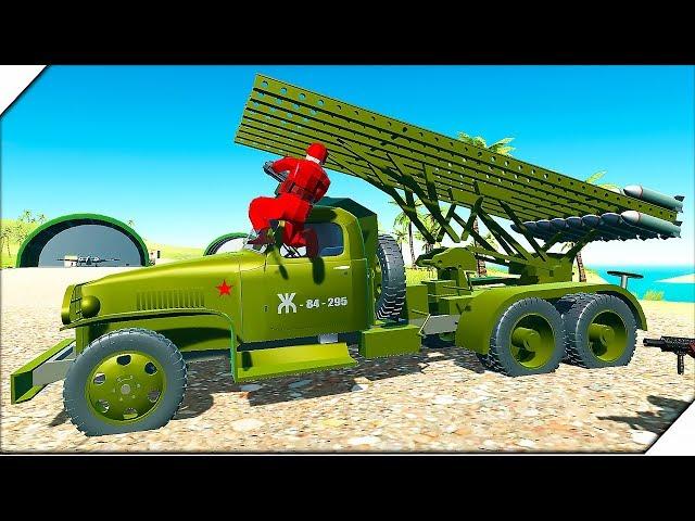 КАТЮША И КОСМИЧЕСКИЙ ТАНК -  Игра Ravenfield  Битва солдатиков  Игра для мальчиков