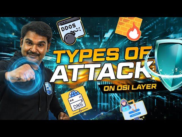 Types of attack on OSI layer in Tamil | Cyber security | Cyber nanban