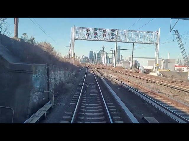 4K/60p: LIRR M3 Front Window Jamaica to Penn Station Line 2 (Post Rush Hour)