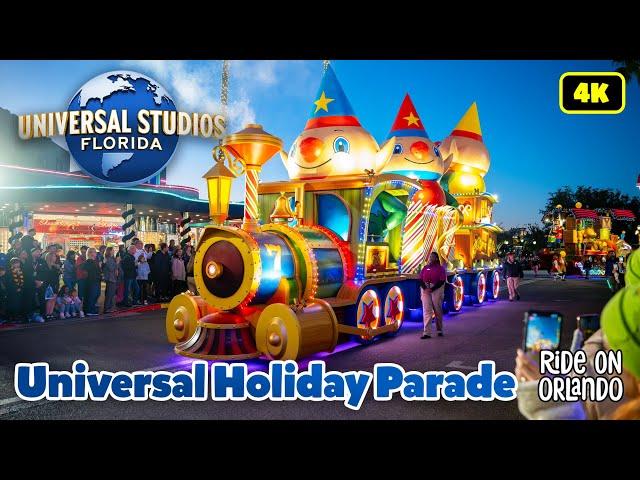 Universal Studios Florida Holiday Parade Featuring Macy's 2024 - Full Parade in 4k