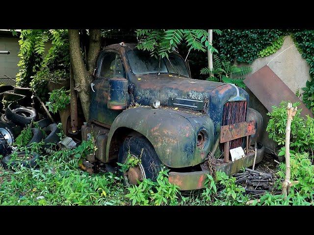 Will It Run? Mack B42 Wrecker Magnadyne sitting 30+ years - NNKH