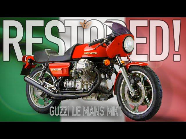 Unbelievable motorcycle restoration - Moto Guzzi LeMans Mk1 - My hardest yet!