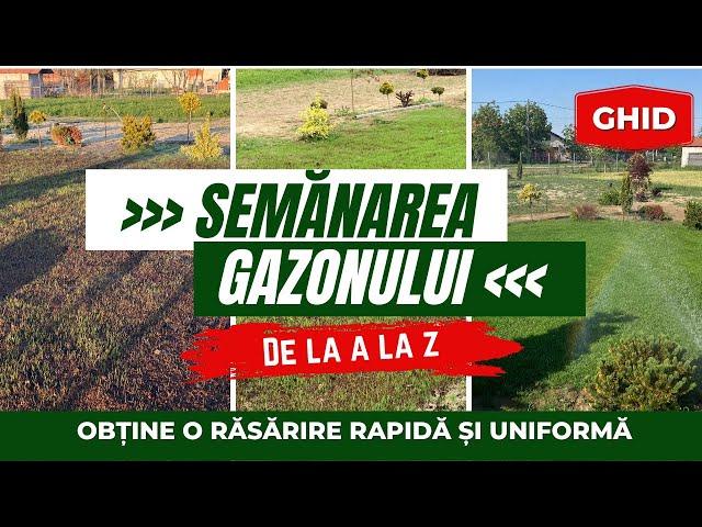 Însămânțare Gazon. Ghid de la Profesioniști - SeminteGazon.ro #semănare #însămânțare #gazon