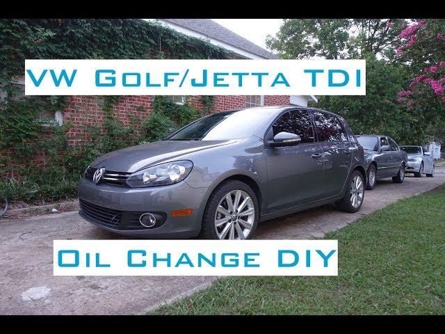 VW Golf/Jetta TDI - Oil Change DIY - 2009-2014