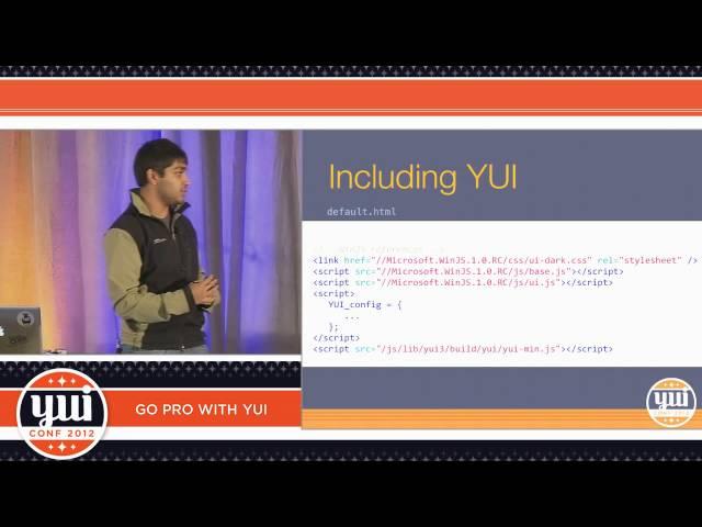 Tilo Mitra: Building Native Windows 8 Apps with YUI