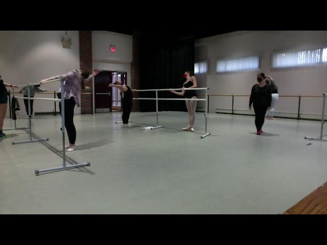 Lilje Ballet Lesson, Alma College 10/22/2020. Accompanist: Chong Zheng.