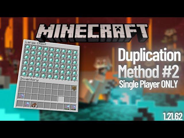 NEW DUPLICATION GLITCH IN 1.21.62+ Minecraft Bedrock! || SOLO ||