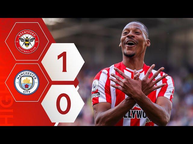 DOUBLE over the Champions  Brentford 1 Manchester City 0 | Premier League highlights