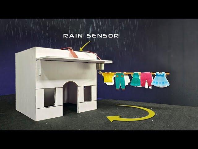 New inspire award science project | Rain protected washing clothes