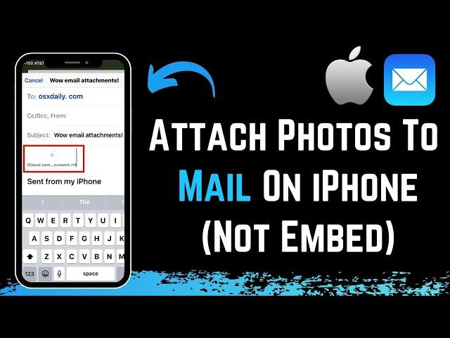 How to Attach Photos to Email on iPhone !