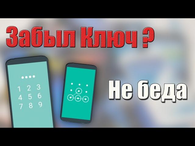 Как разблокировать телефон если забыл пароль. Самый простой метод разблокировки