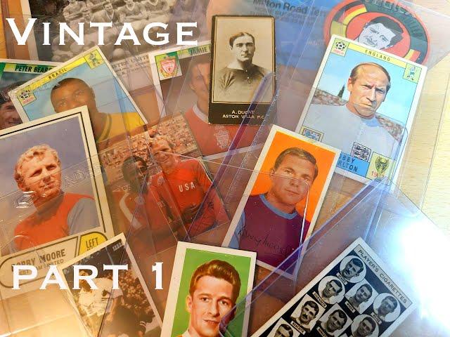 Massive Vintage Football Soccer Card Collection    Part 1