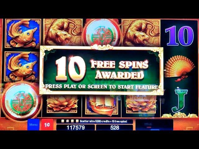 Da Ji Da Li Slot Machine Bonus & BIG WIN Line Hit + PROGRESSIVE BONUSES ! Live Slot Play