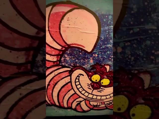 Disney Cats: The Cheshire Cat #livepaint #painting #art #paintwithme #disney #aliceinwonderland