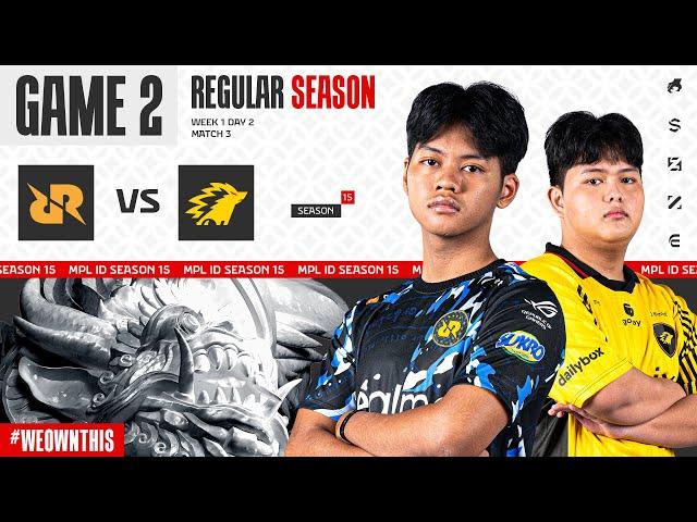 RRQ HOSHI vs ONIC | Regular Season Week 1 Day 2 | Game 2 | #MPLIDS15