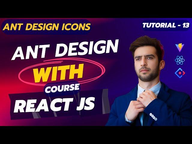 Ant Design Icons | Ant design react course | antd icon | Ant Design 2024 | Hindi Tutorial 13