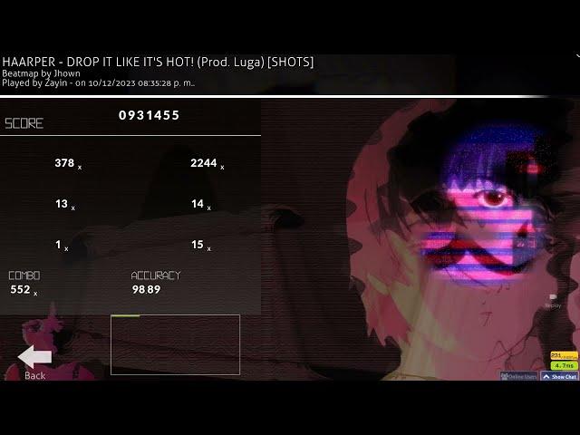 DROP IT LIKE IT'S HOT! (Prod. Luga) - HAARPER [4K] SHOTS 98.89%