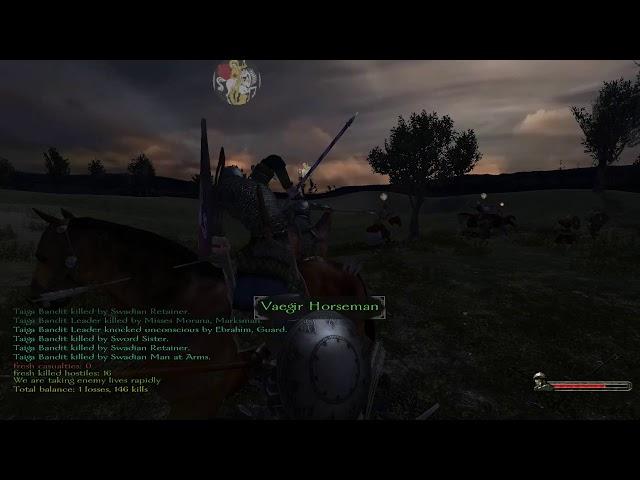 Mount&Blade Warband MOD Native New Design - Boss Bandits Fight