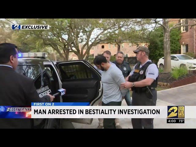 Man arrested in bestiality investigation