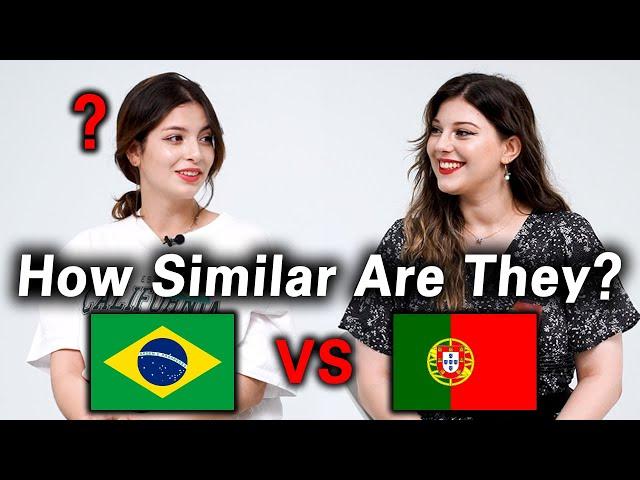 Brazil vs Portugal Portuguese l Can they understand each other