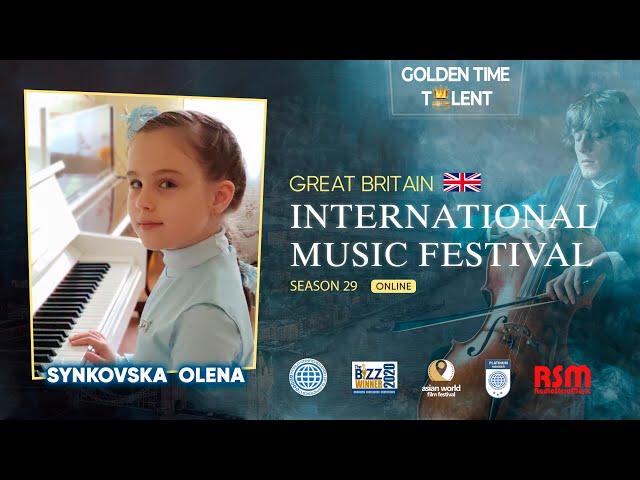 Golden Time Talent | 29 Season | Synkovska Olena | PIANO