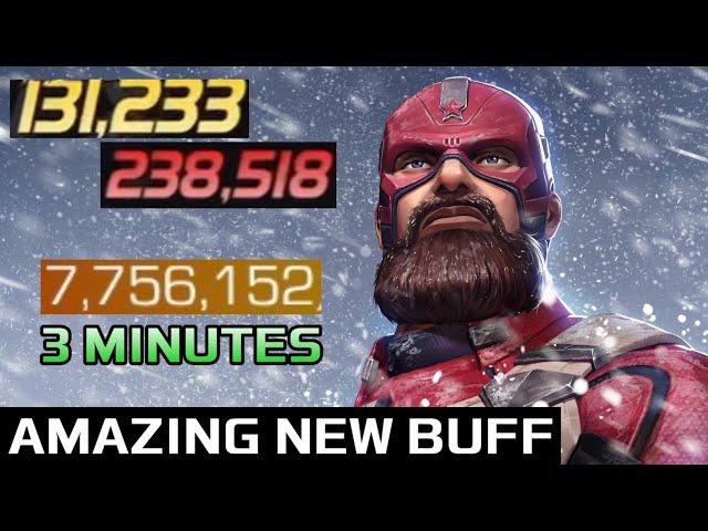 (WILL BE CHANGED) Buffed Red Guardian Does 7.7 MILLION DAMAGE IN 3 MINUTES | Mcoc