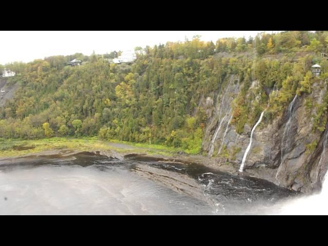 Canada Quebec Montmorency Falls 5 Oct 2011.AVI