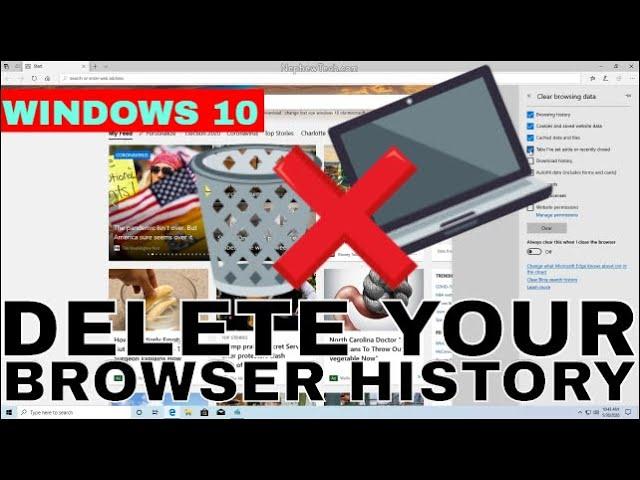 Delete Your Browsing History In Microsoft Edge In Windows 10