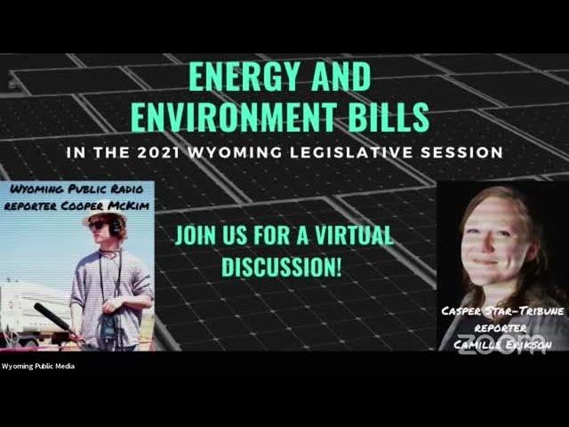 Casper Star-Tribune and Wyoming Public Radio reporters talk energy legislation