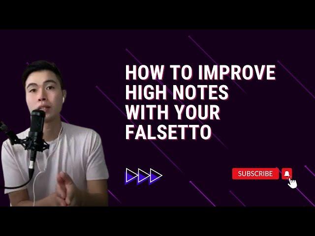 How to improve high notes with your FALSETTO (Beginner Singing Lesson) | Ep. 182