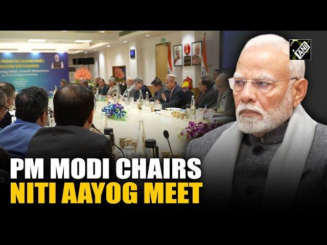 PM Narendra Modi chairs meeting of NITI Aayog in Delhi