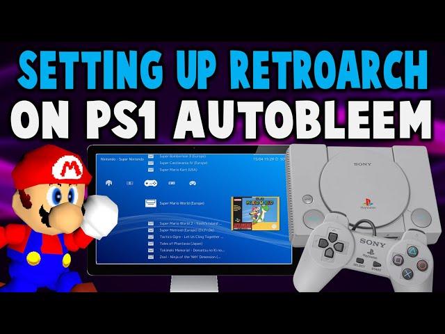 AutoBleem PlayStation Classic RetroArch Setup!