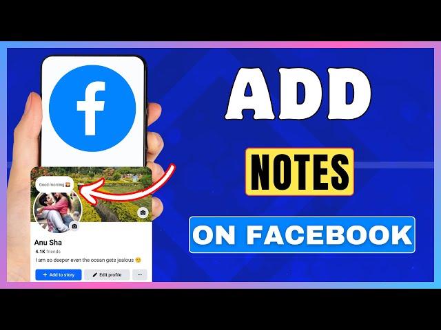 How To Add Notes On Facebook | Get Notes On Facebook Profile