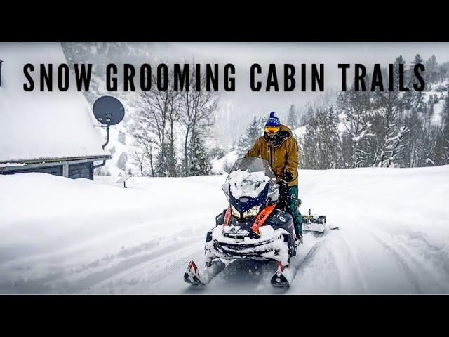 Snowmobile Trail Grooming Equipment Ski Doo Skandic 900 ACE