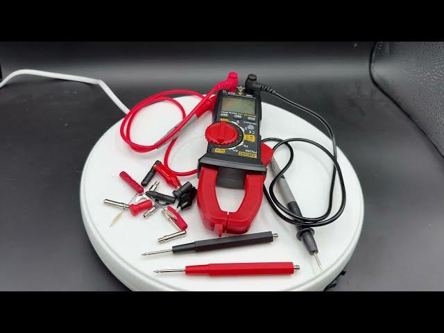 ANENG Digital Clamp Meter Multimeter Tester with AC/DC Current, Voltage etc. unboxing & instructions