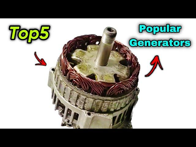 Top5 most popular fuel less electric generators by amir experience